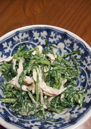 簡単♪おかひじきのたらこマヨ和え-レシピのメイン写真