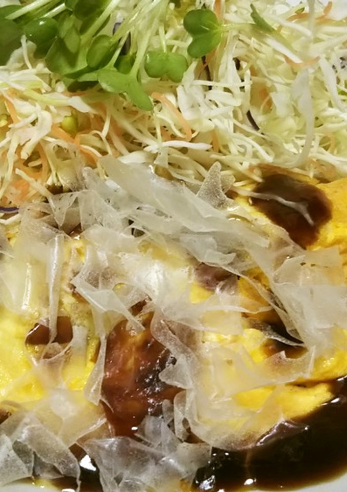 三分で山芋とろとろとんぺい焼き-レシピのメイン写真
