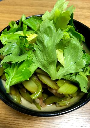 セロリのきんぴら-レシピのメイン写真