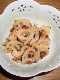 れんこんの梅肉和え-レシピのメイン写真