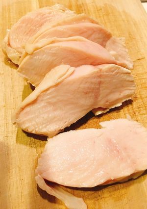 鶏むね肉の茹で方しっとり放置で簡単レシピ-レシピのメイン写真