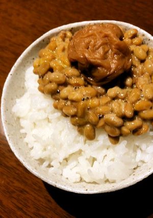 水戸の食卓より♪梅干し納豆-レシピのメイン写真