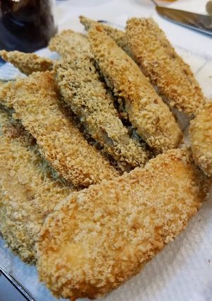 糖質オフ♪高野豆腐の衣でサクサクフライ！-レシピのメイン写真