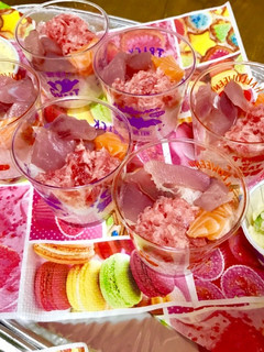 パーティーに!簡単ちらし寿司カップ-レシピのメイン写真