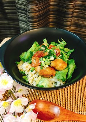 鶏もも肉で低糖質焼き鳥丼♡-レシピのメイン写真