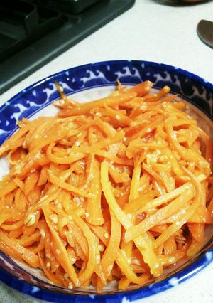 味噌風味の人参丼-レシピのメイン写真