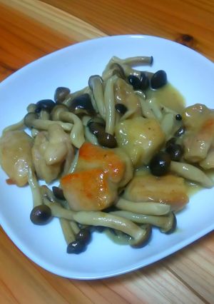 鶏肉としめじの柚子胡椒クリーム煮-レシピのメイン写真