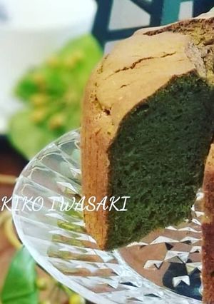 綺麗になれちゃう『米粉で抹茶シフォン』-レシピのメイン写真