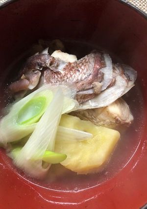タイのアラ汁、田舎風-レシピのメイン写真
