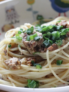 サバ缶で和風パスタ。材料3つで時短!-レシピのメイン写真