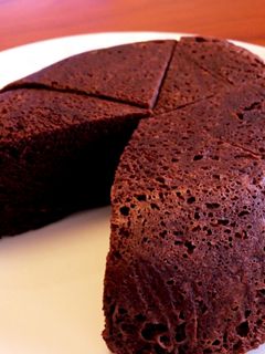 大豆粉*レンジでガトーショコラ-レシピのメイン写真