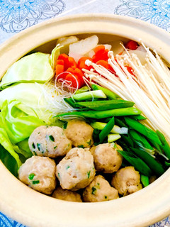 アメリカ★春キャベツたっぷり★肉だんご鍋-レシピのメイン写真