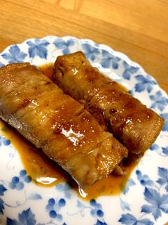厚揚げの肉巻き☆白米すすむ焼肉のタレ味-レシピのメイン写真