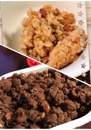 ささげ豆ご飯とささげ餡子-レシピのメイン写真