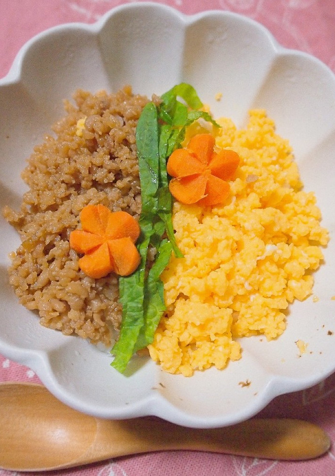 とり玉そぼろ丼-レシピのメイン写真