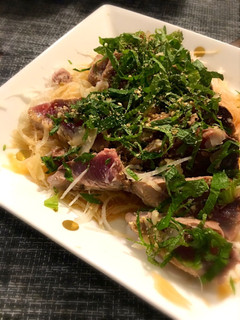 旬♡初鰹のたたきサラダ-レシピのメイン写真