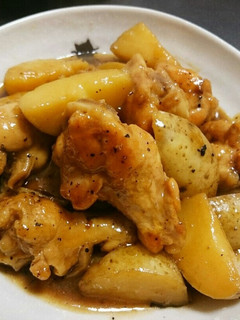 鶏手羽元と新ジャガの甘辛煮-レシピのメイン写真