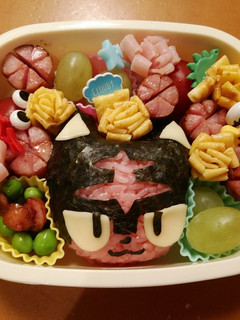 ポケモン ニャビー キャラ弁-レシピのメイン写真