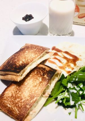 シーチキンマヨチーズのホットサンド-レシピのメイン写真