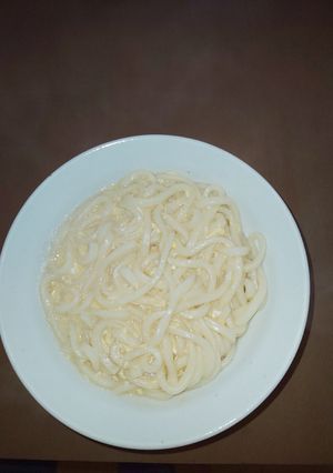 ズボラすぎる具なし煮込みうどん-レシピのメイン写真