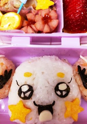 トゥインクルプリキュアのフワキャラ弁-レシピのメイン写真