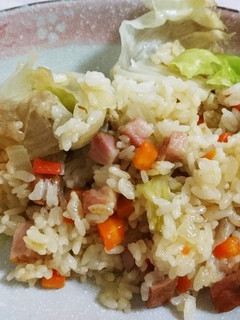 しゃきしゃきレタスチャーハン-レシピのメイン写真