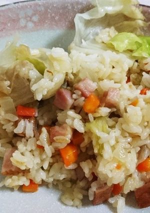 しゃきしゃきレタスチャーハン-レシピのメイン写真