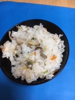 あさり缶ときのこの炊きこみご飯-レシピのメイン写真