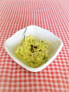 キャベツと塩昆布の甘酢和え-レシピのメイン写真