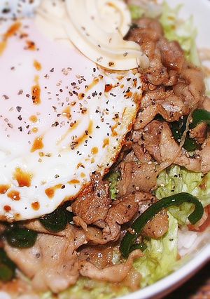 豚猫丼☆かつお醤油味-レシピのメイン写真