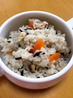離乳食完了期。ひじきの炊き込みご飯。-レシピのメイン写真