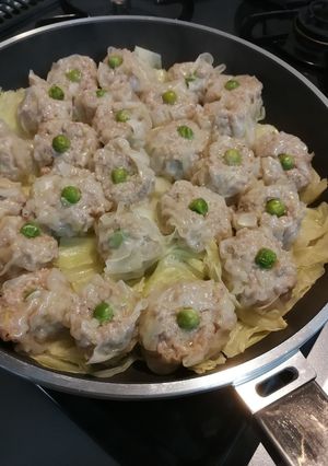 フライパンで蒸すシュウマイ-レシピのメイン写真