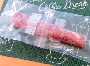 塊肉の保存はジッパー付き袋を連結✨知恵袋-レシピのメイン写真