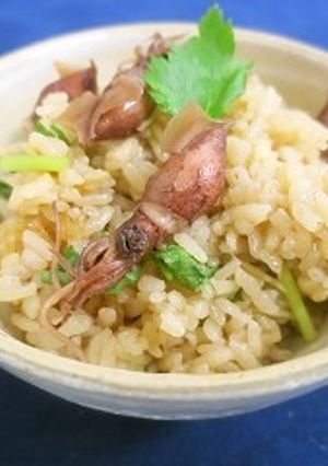 ホタルイカの炊き込みご飯-レシピのメイン写真