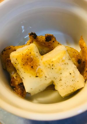 小鉢レシピ●鶏皮＆餅のとりもち-レシピのメイン写真