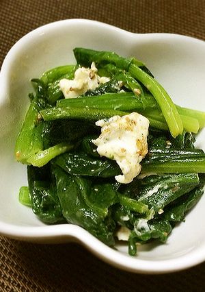 「ほうれん草のクリームチーズ和え」-レシピのメイン写真