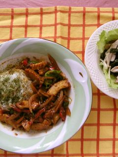 カレー炒め(健康食)-レシピのメイン写真