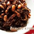ひじきの煮物に煎り大豆