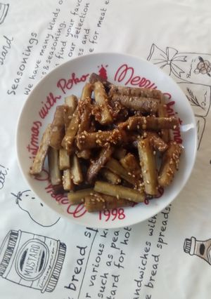 ごぼう味噌の味付け。-レシピのメイン写真