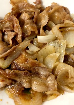 カリっと豚バラ肉で生姜焼き♪-レシピのメイン写真