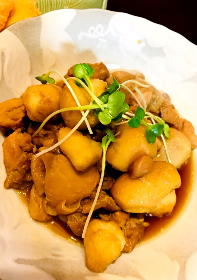 鶏肉と里芋の簡単煮物-レシピのメイン写真