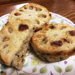 รูปของ ヘルシー♪れんこんの挟み焼き