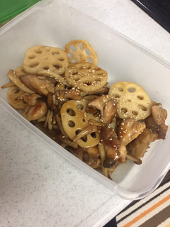 鳥もも肉とれんこんの甘辛炒め-レシピのメイン写真