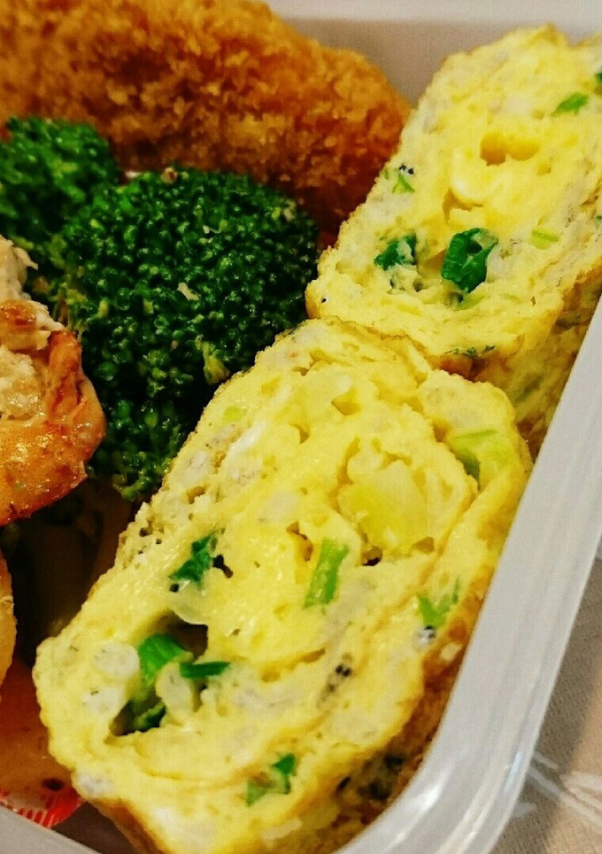 しらすとネギの玉子焼き-レシピのメイン写真