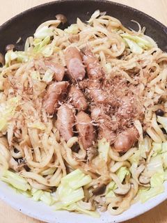 和風焼きうどん-レシピのメイン写真