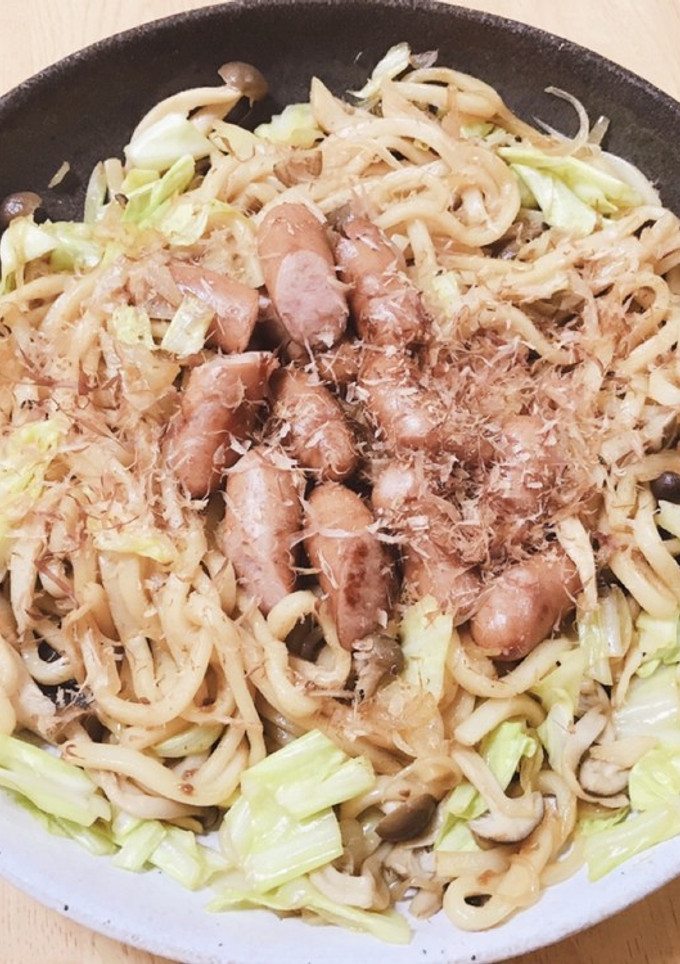 和風焼きうどん-レシピのメイン写真