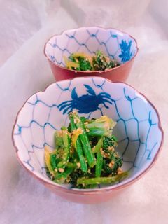 簡単!ほうれん草の胡麻生姜鰹節の和え物-レシピのメイン写真