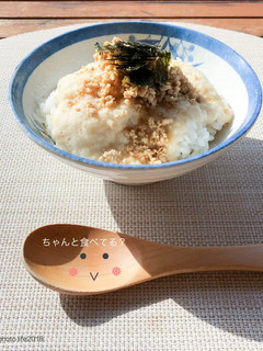とろろそぼろご飯-レシピのメイン写真