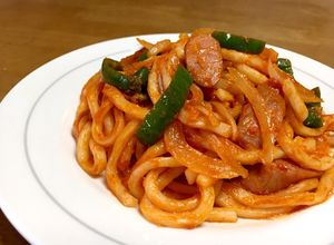 ゆでうどんde簡単チーズナポリタン♡-レシピのメイン写真