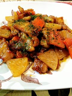 ご飯にピッタリ✨豚肉と大根のカレー炒め✨-レシピのメイン写真